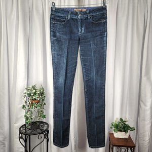 PAIGE Skyline Jeans Size 27 x 31" | Skinny Fit | Straight Leg | Dark Wash Blue
